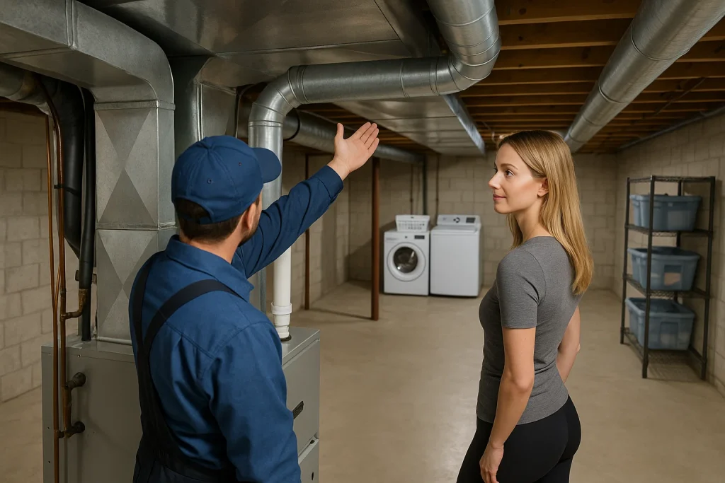 Dust from floor vent alerts Framingham homeowner before professional duct cleaning